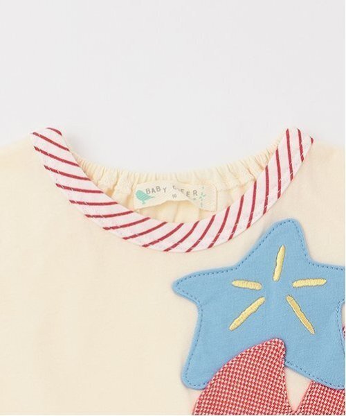 baby cheer(ベイビーチアー)の「カニTシャツ(Tシャツ/カットソー・キッズ・ホワイト系/ブルー・120cm/100cm/90cm/110cm/80cm)」の5枚目の写真