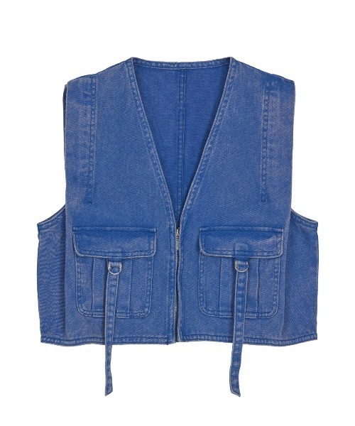 COMPACT FADE DENIM VEST（ベスト）｜Ameri（アメリ）のファッション