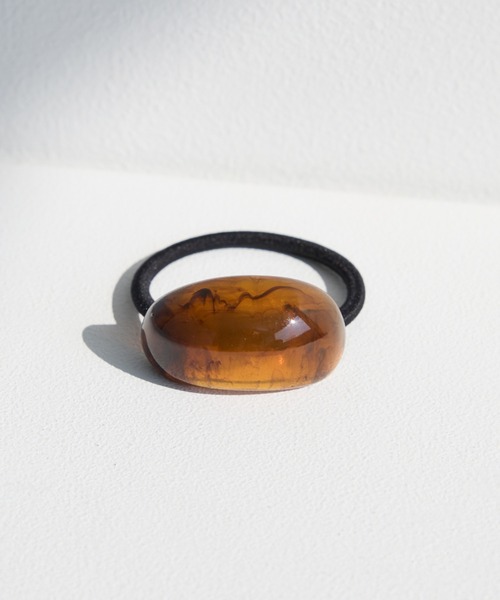 BARNYARDSTORM（バンヤードストーム）の「BARNYARDSTORM /  ミニマーブルヘアゴム（ヘアゴム・レディース・アクア/オフホワイト/ブラウン・FREE）」の7枚目の写真