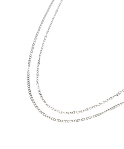 Green Parks(グリーンパークス)の「everywalk.3WAYノットチェーンネックレス(ネックレス・レディース・シルバー・FREE)」の10枚目の写真