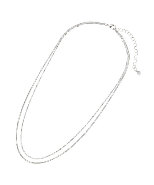 Green Parks(グリーンパークス)の「everywalk.3WAYノットチェーンネックレス(ネックレス・レディース・シルバー・FREE)」の3枚目の写真