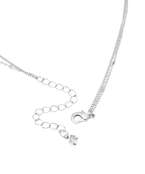 Green Parks(グリーンパークス)の「everywalk.3WAYノットチェーンネックレス(ネックレス・レディース・シルバー・FREE)」の5枚目の写真