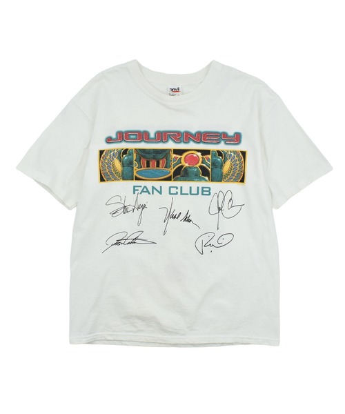 USED】Y2K anvil “JOURNEY FAN CLUB” バンド Tシャツ（Tシャツ