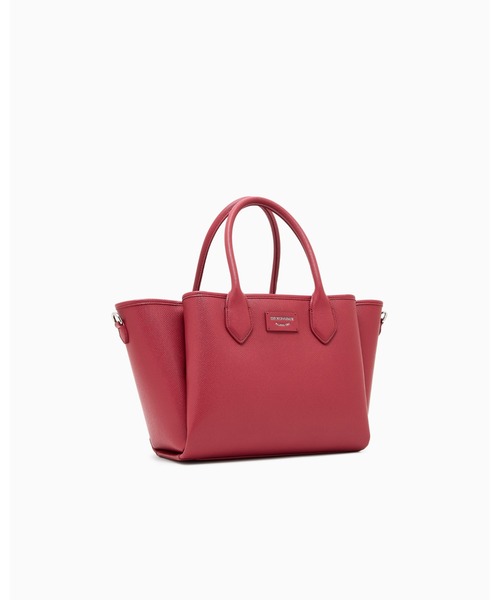 EMPORIO ARMANI(エンポリオアルマーニ)の「【エンポリオ アルマーニ】ショッパー パルメラート仕上げ ミディアム(トートバッグ・レディース・ブラック/レッド・FREE)」の3枚目の写真