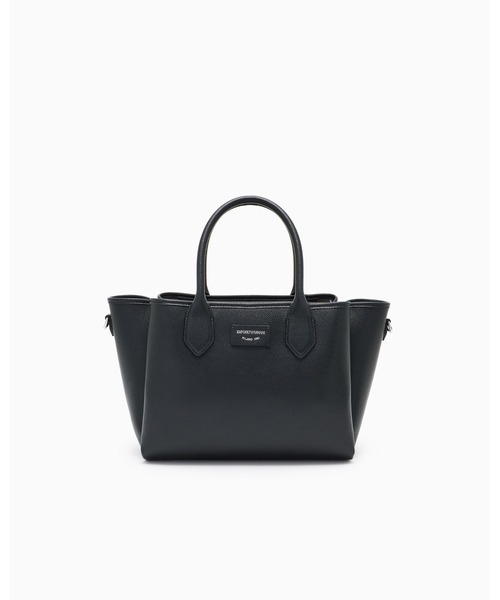 EMPORIO ARMANI(エンポリオアルマーニ)の「【エンポリオ アルマーニ】ショッパー パルメラート仕上げ ミディアム(トートバッグ・レディース・ブラック/レッド/モカ・FREE)」の4枚目の写真