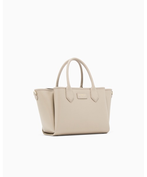 EMPORIO ARMANI(エンポリオアルマーニ)の「【エンポリオ アルマーニ】ショッパー パルメラート仕上げ ミディアム(トートバッグ・レディース・ブラック/レッド/モカ・FREE)」の12枚目の写真