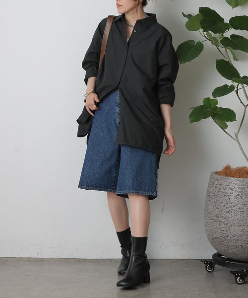 COLONY 2139（コロニートゥーワンスリーナイン）の「リラックスオーバーシャツ（シャツ/ブラウス・レディース・サックスブルー/チャコールグレー/ホワイト・FREE）」の16枚目の写真