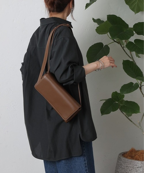 COLONY 2139（コロニートゥーワンスリーナイン）の「リラックスオーバーシャツ（シャツ/ブラウス・レディース・サックスブルー/チャコールグレー/ホワイト・FREE）」の14枚目の写真