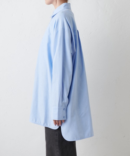 COLONY 2139（コロニートゥーワンスリーナイン）の「リラックスオーバーシャツ（シャツ/ブラウス・レディース・サックスブルー/チャコールグレー/ホワイト・FREE）」の22枚目の写真