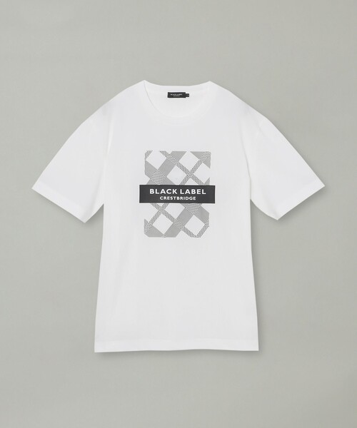 BLACK LABEL CRESTBRIDGE(ブラックレーベル・クレストブリッジ)の「【一部店舗限定】シャドーバイアスチェック ロゴプリントTシャツ(Tシャツ/カットソー・メンズ・オフホワイト/ブラック/ブルー系その他4・XL/L/M)」の7枚目の写真