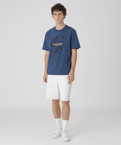 BLACK LABEL CRESTBRIDGE(ブラックレーベル・クレストブリッジ)の「【一部店舗限定】シャドーバイアスチェック ロゴプリントTシャツ(Tシャツ/カットソー・メンズ・オフホワイト/ブラック/ブルー系その他4・XL/L/M)」の12枚目の写真
