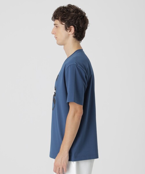 BLACK LABEL CRESTBRIDGE(ブラックレーベル・クレストブリッジ)の「【一部店舗限定】シャドーバイアスチェック ロゴプリントTシャツ(Tシャツ/カットソー・メンズ・オフホワイト/ブラック/ブルー系その他4・XL/L/M)」の13枚目の写真