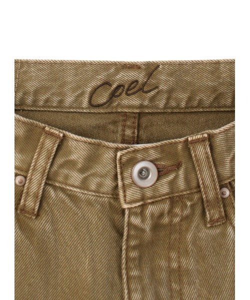 COEL（コエル）の「フレアカラーデニムパンツ（デニムパンツ・レディース・ベージュ/ピンク・23/24/25）」の20枚目の写真