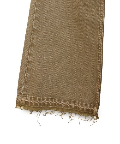 COEL（コエル）の「フレアカラーデニムパンツ（デニムパンツ・レディース・ベージュ/ピンク・23/24/25）」の22枚目の写真