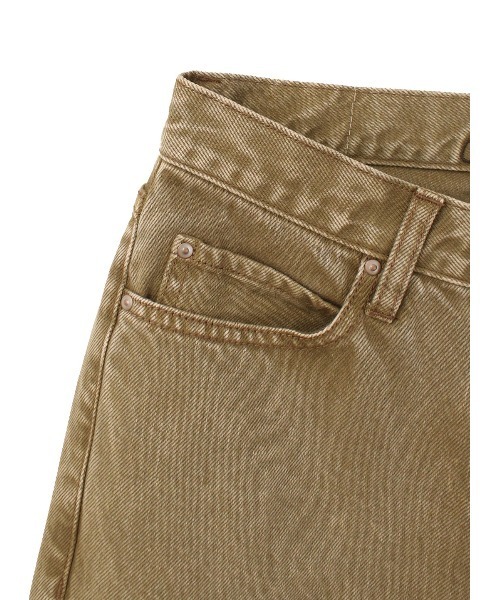 COEL（コエル）の「フレアカラーデニムパンツ（デニムパンツ・レディース・ベージュ/ピンク・23/24/25）」の21枚目の写真