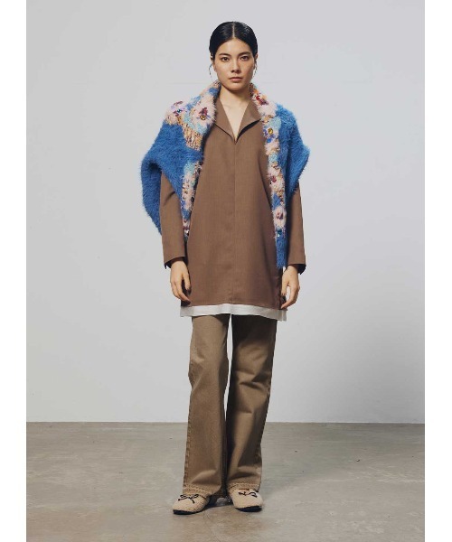 COEL（コエル）の「フレアカラーデニムパンツ（デニムパンツ・レディース・ベージュ/ピンク・23/24/25）」の16枚目の写真