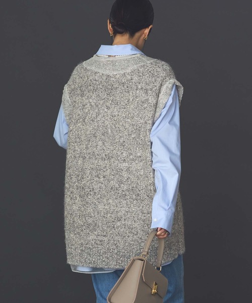 Gready Brilliant(グレディブリリアン)の「リバーシブルオーガンニットベスト(ニット/セーター・レディース・グレー/ベージュ・FREE)」の18枚目の写真