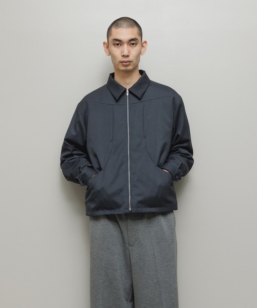 bal(バル)の「CURB POCKET ZIPPED BLOUSON(ブルゾン・メンズ・チャコール/ベージュ/ダークブラウン・3/2/1)」の5枚目の写真