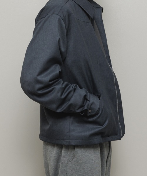 bal(バル)の「CURB POCKET ZIPPED BLOUSON(ブルゾン・メンズ・チャコール/ベージュ/ダークブラウン・3/2/1)」の10枚目の写真
