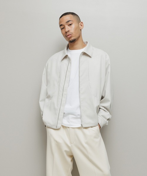 bal(バル)の「CURB POCKET ZIPPED BLOUSON(ブルゾン・メンズ・チャコール/ベージュ/ダークブラウン・3/2/1)」の20枚目の写真