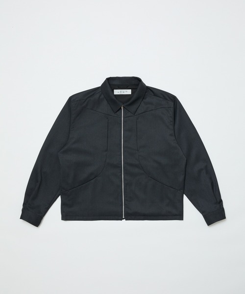 bal(バル)の「CURB POCKET ZIPPED BLOUSON(ブルゾン・メンズ・チャコール/ベージュ/ダークブラウン・3/2/1)」の22枚目の写真