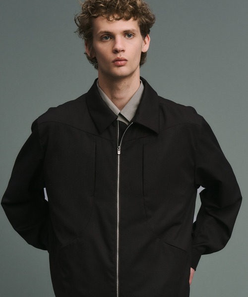 bal(バル)の「CURB POCKET ZIPPED BLOUSON(ブルゾン・メンズ・チャコール/ベージュ/ダークブラウン・3/2/1)」の12枚目の写真