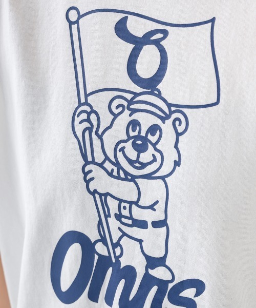 OMNES（オムネス）の「コットンロゴプリントオーバーサイズTシャツ ベアFLAG（Tシャツ/カットソー・レディース・ブラック/オフホワイト・MEDIUM/LARGE）」の17枚目の写真