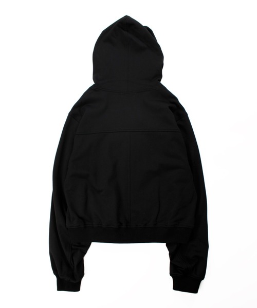 Universal Style Wear（ユニバーサルスタイルウェア）の「Universal Style Wear リベット ZIP フーディー（パーカー・メンズ・ブラック/オートミール・MEDIUM/LARGE/X-LARGE）」の12枚目の写真