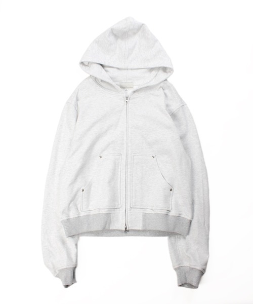 Universal Style Wear（ユニバーサルスタイルウェア）の「Universal Style Wear リベット ZIP フーディー（パーカー・メンズ・ブラック/オートミール・MEDIUM/LARGE/X-LARGE）」の17枚目の写真