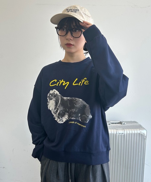 UNDERSTATEMENTs（アンダーステイトメント）の「【ユニセックス】アソートデザインプリントスウェット/全17色（スウェット・メンズ・レッド系その他/ネイビー/グリーン系その他/グレー系その他3/グレー系その他2/レッド/グリーン/ホワイト系その他/ブルー系その他/ブルー/杢グレー/チャコールグレー/ブラック系その他/オフホワイト/ブルー系その他2/グレー系その他/ブラック・LARGE/MEDIUM）」の13枚目の写真