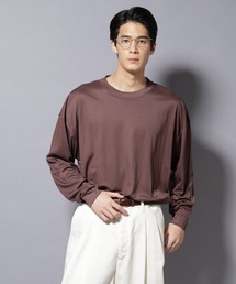 NANO universe | MIYATA×NANO JAPAN MADE キュプラ混 Tシャツ 長袖(Tシャツ/カットソー)