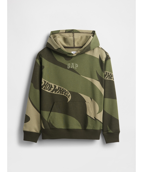 GAP(ギャップ)の「GapKids | ホットウィール リラックスフィット GAPロゴパーカー(パーカー・キッズ・カーキ/グレー・120cm/130cm/140cm/150cm/160cm/110cm)」の4枚目の写真