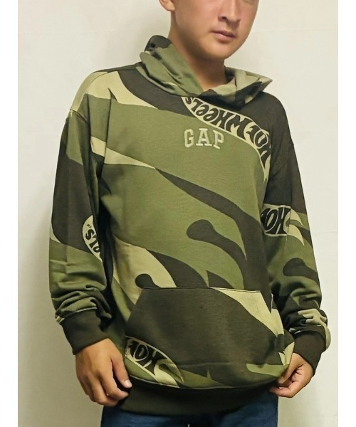 GAP(ギャップ)の「GapKids | ホットウィール リラックスフィット GAPロゴパーカー(パーカー・キッズ・カーキ/グレー・120cm/130cm/140cm/150cm/160cm/110cm)」の3枚目の写真