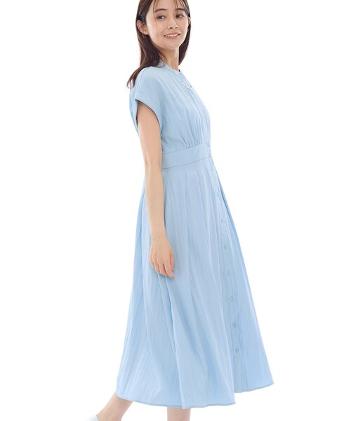 INDIVI(インディヴィ)の「フレアワンピース(ワンピース・レディース・サックスブルー/ナチュラル/ネイビー・38/15 /13/40/36)」の5枚目の写真