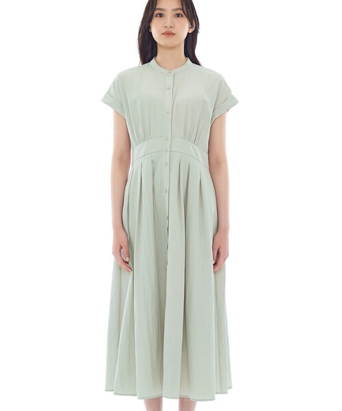 INDIVI(インディヴィ)の「フレアワンピース(ワンピース・レディース・サックスブルー/ナチュラル/ネイビー・38/15 /13/40/36)」の14枚目の写真