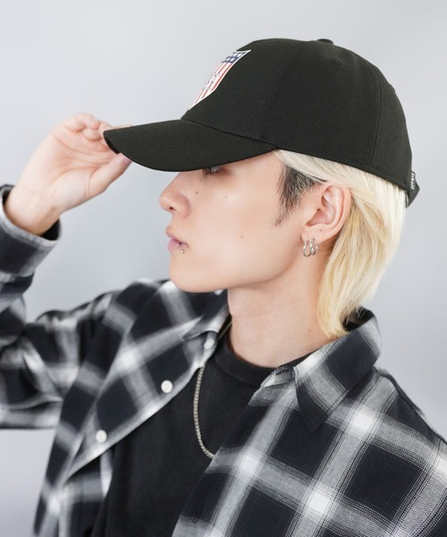 schott（ショット）の「【SCHOTT/ショット】USAロゴキャップ/ユニセックス/ギフト人気◎（キャップ・メンズ・レッド/ブラック・ONESIZE）」の11枚目の写真
