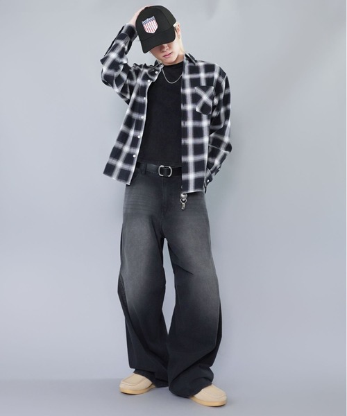 schott（ショット）の「【SCHOTT/ショット】USAロゴキャップ/ユニセックス/ギフト人気◎（キャップ・メンズ・レッド/ブラック・ONESIZE）」の6枚目の写真