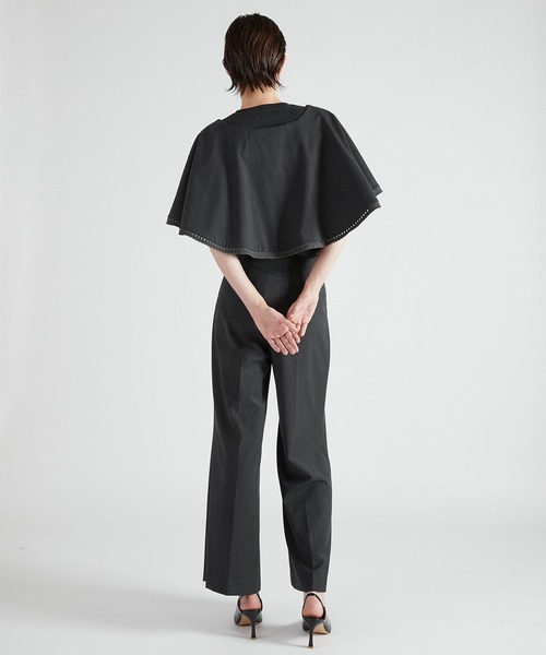 crinkle crinkle crinkle（クリンクルクリンクルクリンクル）の「【crinkle crinkle crinkle】scallop cape set pants/スカラップケープパンツ（その他パンツ・レディース・ブラック/グレー・1/2）」の17枚目の写真