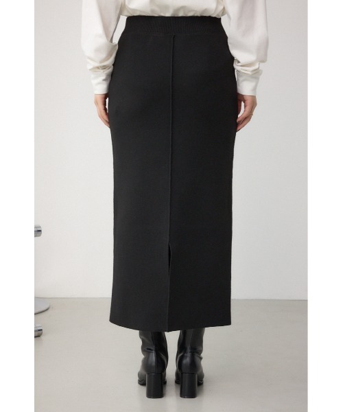 AZUL by moussy（アズールバイマウジー）の「スウェッターニットスカート（スカート・レディース・ブラック/ブラウン/杢グレー・FREE）」の8枚目の写真