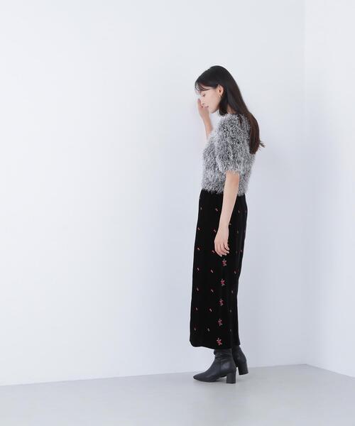 NATURAL BEAUTY BASIC(ナチュラルビューティーベーシック)の「◇【BLANC】ミックスシャギーニット(ニット/セーター・レディース・ベージュ系その他/ブラック系その他/オフホワイト・FREE)」の9枚目の写真