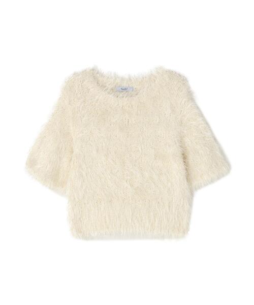 NATURAL BEAUTY BASIC(ナチュラルビューティーベーシック)の「◇【BLANC】ミックスシャギーニット(ニット/セーター・レディース・ベージュ系その他/ブラック系その他/オフホワイト・FREE)」の13枚目の写真