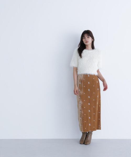 NATURAL BEAUTY BASIC(ナチュラルビューティーベーシック)の「◇【BLANC】ミックスシャギーニット(ニット/セーター・レディース・ベージュ系その他/ブラック系その他/オフホワイト・FREE)」の20枚目の写真