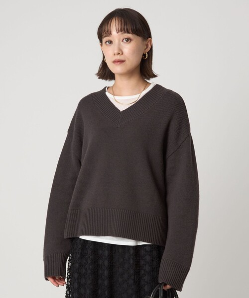 セール】SERENITY Vネック プルオーバー ニット（ニット/セーター
