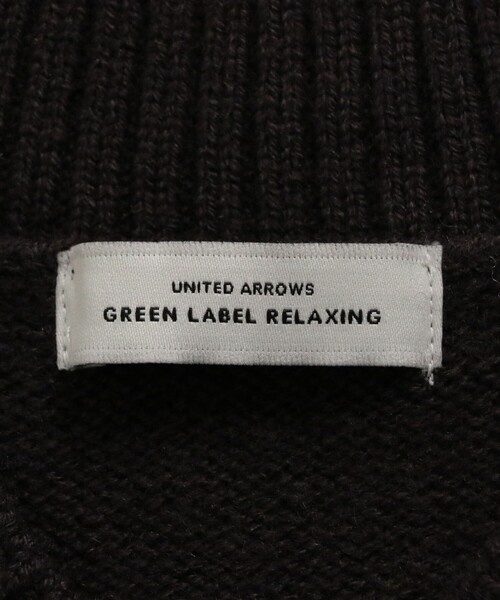 green label relaxing(グリーンレーベルリラクシング)の「SERENITY Vネック プルオーバー ニット(ニット/セーター・レディース・オフホワイト/ピンク/ダークブラウン・FREE)」の11枚目の写真