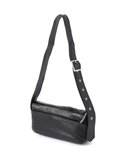 beautiful people（ビューティフルピープル）の「beautiful people/ビューティフルピープル/riders flap shoulder bag（ショルダーバッグ・レディース・ブラック・F）」の2枚目の写真