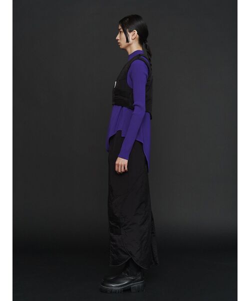 UN3D.(アンスリード)の「ARMOR SHORT VEST / アーマーショートベスト(その他トップス・レディース・キャメル/ブラック/カーキ・FREE)」の19枚目の写真