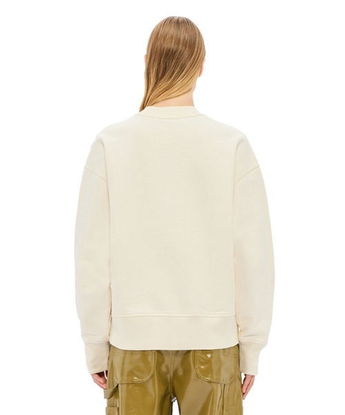 MSGM（エムエスジーエム）の「MSGM CUTE KITTY ミニグラフィック スウェットシャツ（スウェット・レディース・オフホワイト/ブラック・S/XS/M）」の6枚目の写真