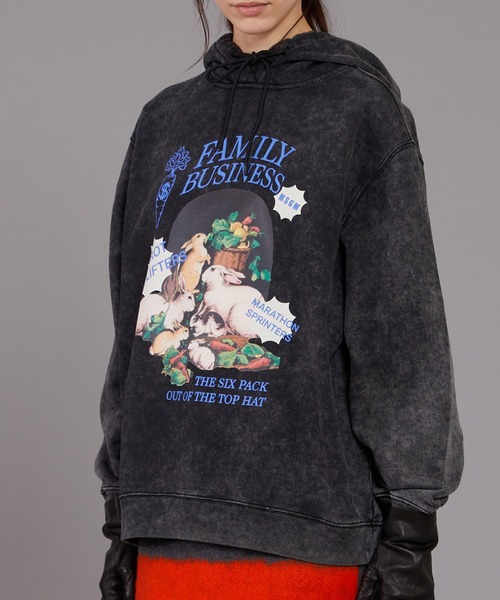 セール】「MSGM FAMILY BUSINESS」グラフィックパーカー（パーカー