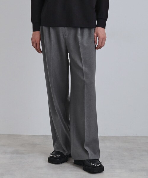 tk.TAKEO KIKUCHI（ティーケータケオキクチ）の「ワイドストレートパンツ（その他パンツ・メンズ・ブラック/ダークグレー/ダークブラウン・01/02/03）」の3枚目の写真