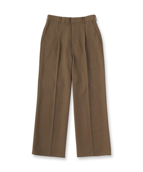 tk.TAKEO KIKUCHI（ティーケータケオキクチ）の「ワイドストレートパンツ（その他パンツ・メンズ・ブラック/ダークグレー/ダークブラウン・01/02/03）」の4枚目の写真